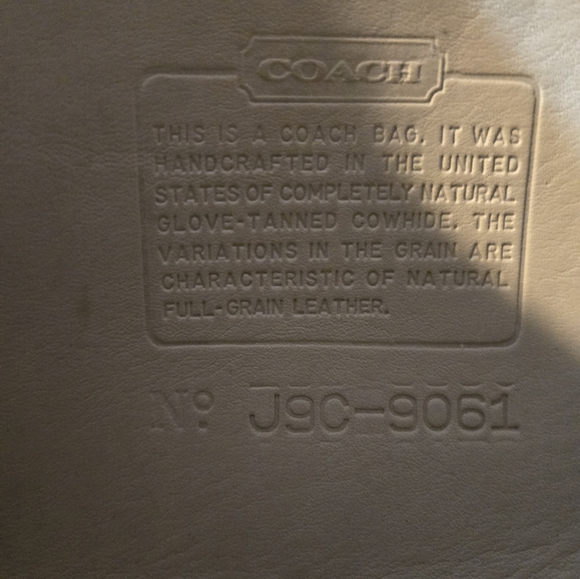 Vintage Coach Legacy Rambler in Sand - Picture 10 of 17